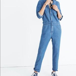 ✨ Madewell ✨ Denim Coverall Utility Jumpsuit